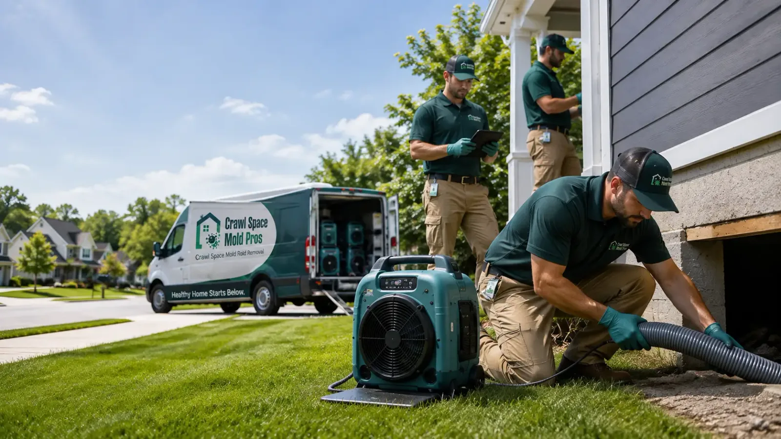 Crawl Space Mold Removal in Darien, IL